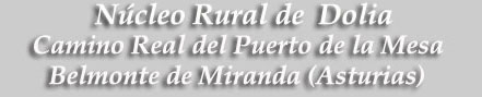 Camín Real de la Mesa 